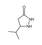 3-Pyrazolidinone,5-(1-methylethyl)-(9CI) structure