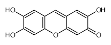 2,3,7-Trihydroxyfluorone Structure