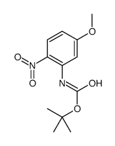 tert-butyl 5-methoxy-2-nitrophenylcarbamate structure