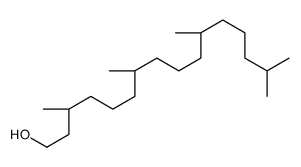 (3R,7R,11R)-3,7,11,15-tetramethylhexadecan-1-ol结构式