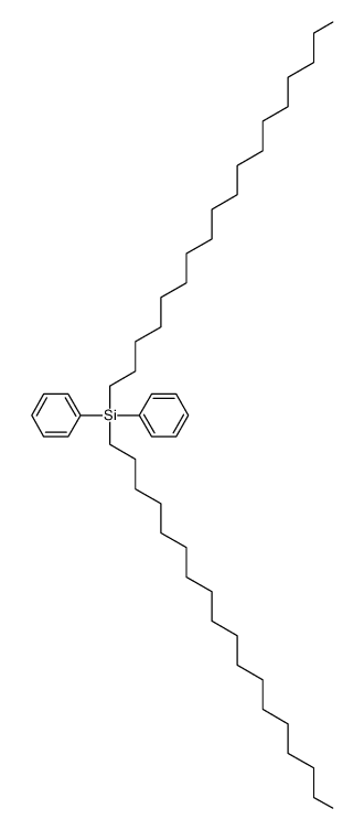 dioctadecyl-diphenyl-silane Structure