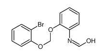 N-[2-[(2-bromophenoxy)methoxy]phenyl]formamide Structure