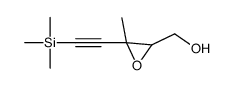 [3-methyl-3-(2-trimethylsilylethynyl)oxiran-2-yl]methanol结构式