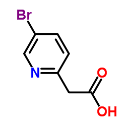 2-(5-Bromopyridin-2-yl)acetic acid Structure