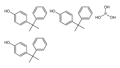 4-(2-phenylpropan-2-yl)phenol,phosphorous acid结构式