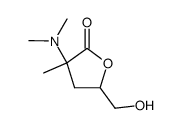 3-(dimethylamino)-5-(hydroxymethyl)-3-methyldihydrofuran-2(3H)-one Structure