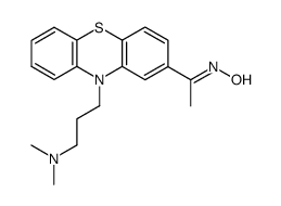 1-[10-(3-Dimethylaminopropyl)-10H-phenothiazin-2-yl]ethanone oxime Structure