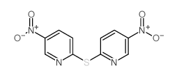 5-nitro-2-(5-nitropyridin-2-yl)sulfanyl-pyridine结构式