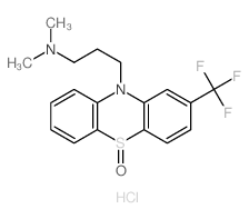 N,N-dimethyl-3-[5-oxo-2-(trifluoromethyl)phenothiazin-10-yl]propan-1-amine结构式