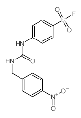 4-[(4-nitrophenyl)methylcarbamoylamino]benzenesulfonyl fluoride结构式