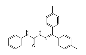 4,4'-dimethyl-benzophenone 4-phenyl-semicarbazone Structure