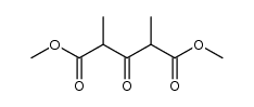 dimethyl 1,3-dimethyl-1,3-acetonedicarboxylate结构式