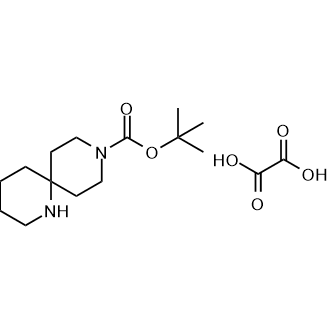 1,9-二氮杂环己烷[5.5]十一烷-9-羧酸叔丁酯草酸盐结构式