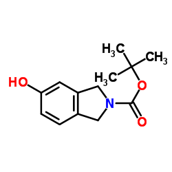 TERT-BUTYL 5-HYDROXYISOINDOLINE-2-CARBOXYLATE structure