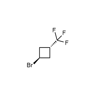 trans-1-Bromo-3-(trifluoromethyl)cyclobutane Structure