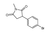 3-(4-bromophenyl)-1-methylpyrrolidine-2,5-dione结构式