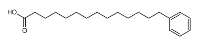 ω-phenyl tetradecanoic acid Structure