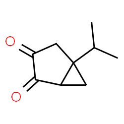 Bicyclo[3.1.0]hexane-2,3-dione, 5-(1-methylethyl)- (9CI) Structure