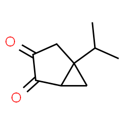 Bicyclo[3.1.0]hexane-2,3-dione, 5-(1-methylethyl)- (9CI) structure