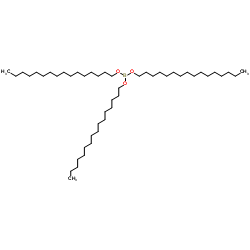 Trihexadecyl borate Structure