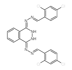 Benzaldehyde,2,4-dichloro-, 1,4-phthalazinediyldihydrazone (8CI) picture