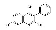 3-phenyl-4-hydroxy-7-chloroquinolin-2(1H)-one structure