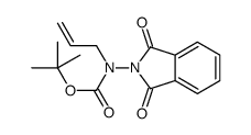 叔丁基烯丙基(1,3-二氧代异二氢吲哚-2-基)氨基甲酸酯结构式