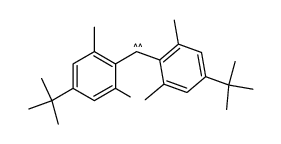 Di(4-tert-butyl-2,6-dimethylphenyl)carbene Structure