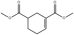 3-Cyclohexene-1,3-dicarboxylic acid dimethyl ester结构式
