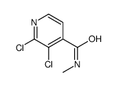 2,3-Dichloro-N-methyl-4-pyridinecarboxamide structure