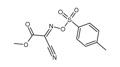 O-tosyl-isonitrosocyanacetate de methyle Structure