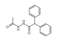 N'-acetyl-2,2-diphenylacetohydrazide结构式