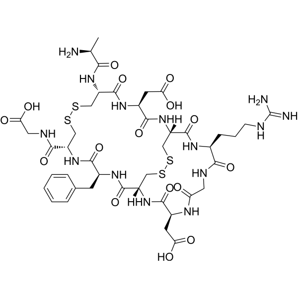 RGD-4C trifluoroacetate salt structure