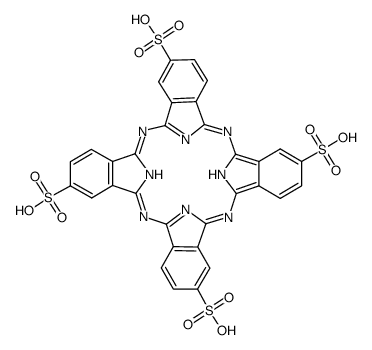 29h,29h,31h-phthalocyanine-c,c,c,c-tetrasulfonic acid Structure