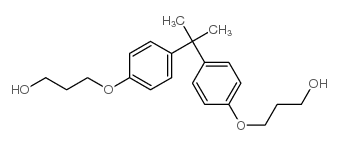 [isopropylidenebis(p-phenyleneoxy)]dipropanol Structure