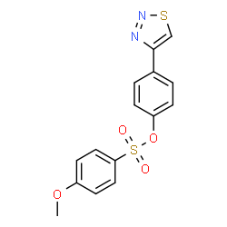 4-(1,2,3-Thiadiazol-4-yl)phenyl 4-methoxybenzenesulfonate picture