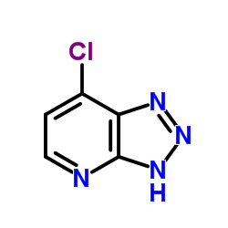 7-氯-3H-[1,2,3]三唑并[4,5-b]吡啶结构式