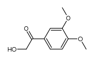 β-oxo-β-(3,4-dimethoxyphenyl)-ethanol结构式