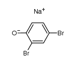 sodium 2,4-dibromophenolate Structure