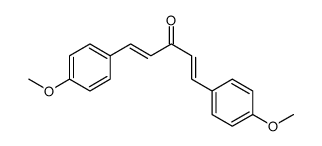 (1E,4E)-1,5-bis(4-methoxyphenyl)penta-1,4-dien-3-one structure