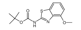 (4-Methoxy-benzothiazol-2-yl)-carbamic acid tert-butyl ester结构式