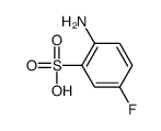 5-Fluoroorthanilic acid (SO3H=1)结构式