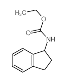 1-Indancarbamicacid, ethyl ester (7CI,8CI)结构式