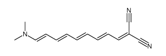 2-[9-(dimethylamino)nona-2,4,6,8-tetraenylidene]propanedinitrile结构式