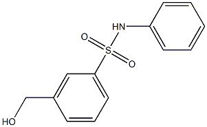 3-hydroxymethyl-N-phenyl-benzenesulfonamide Structure