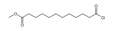 11-chlorocarbonyl-undecanoic acid methyl ester结构式