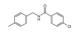 N-(p-Chlorobenzoyl)-p-methylbenzylamine Structure