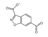 6-nitro-1,2-benzoxazole-3-carboxylate Structure