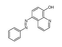 5-(Phenylazo)-8-quinolinol结构式