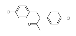 3,4-Bis-(p-chlorophenyl)-2-butanone Structure